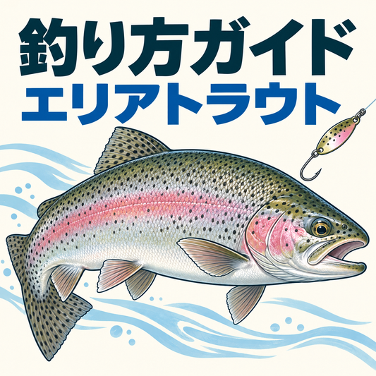 エリアトラウトの釣り方ガイド：rainbow trout ニジマス, silver pink lateral stripe black spots