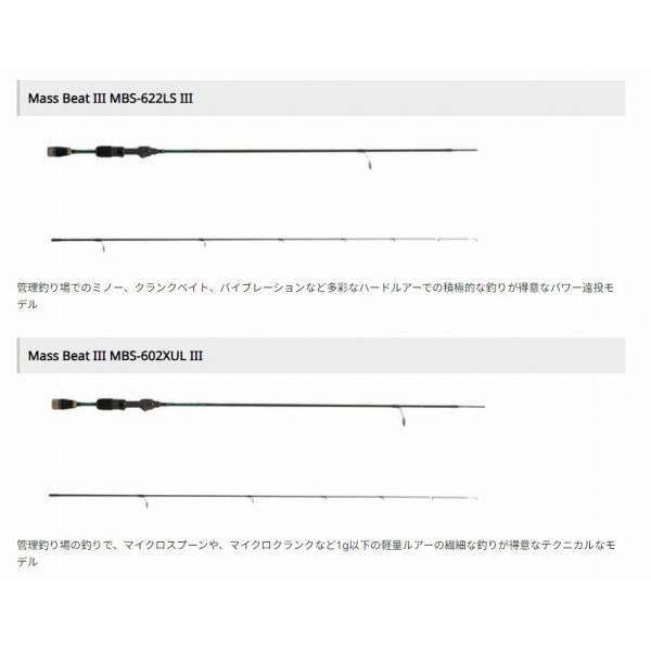 ABU MASS BEAT III MBS-602XUL III アブガルシア