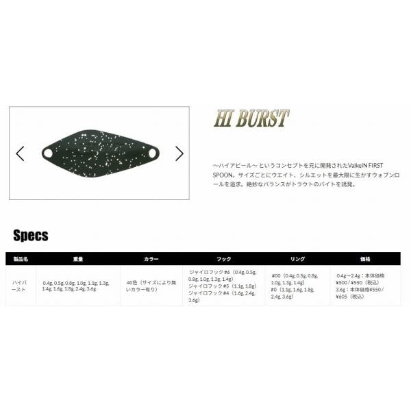 ハイバースト3.6g ヴァルケイン 秋の大感謝祭