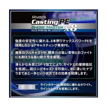 バリバス PEマックスパワーX8ショアマスター200m VARIVAS 継続SALE