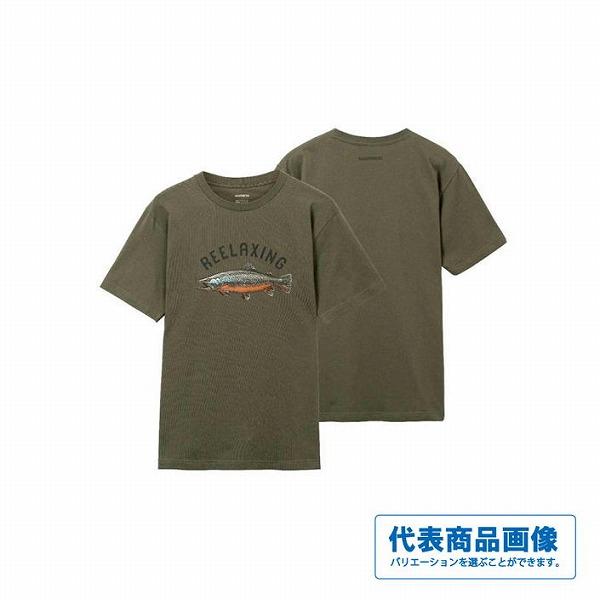 コットングラフィックTシャツSH-003V シマノ限定セール 秋の大感謝祭