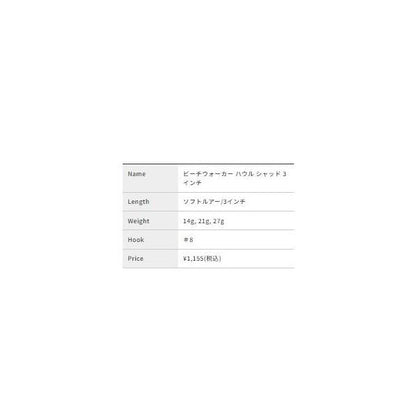 BWハウルセット14g 3インチ DUO
