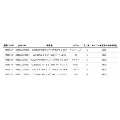 ガルプ！SWサンドワーム 2 バークレー限定セール
