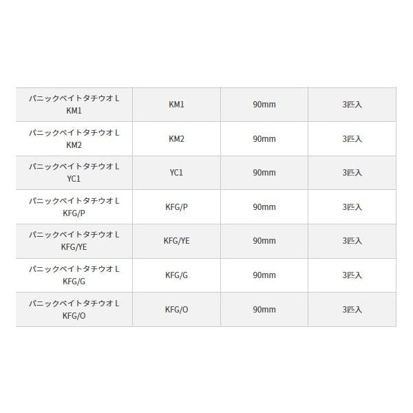 パニックベイト 太刀魚L ヤマリア 秋の大感謝祭