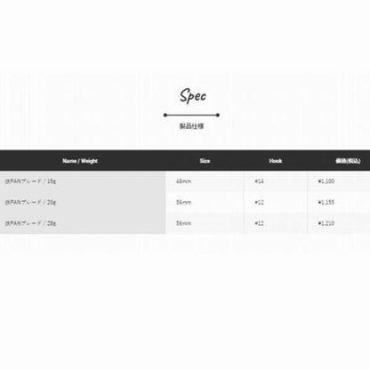 テッパンブレード15ｇ ジャクソン 秋の大感謝祭