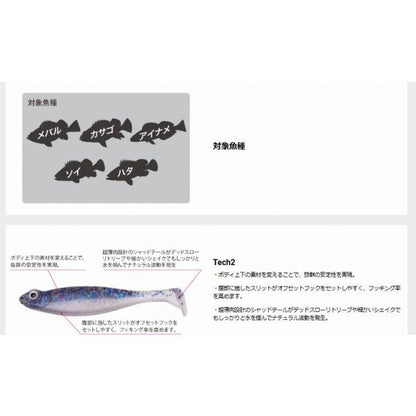 ハゼドンシャッドSW4.2 メガバス