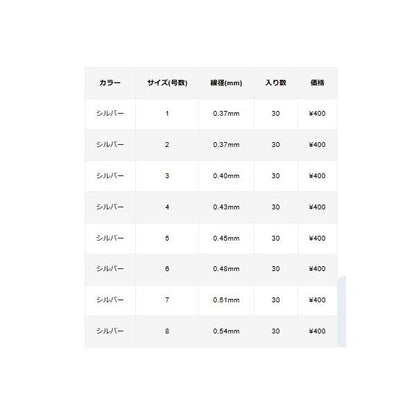 グルテン針 シルバー VARIVAS