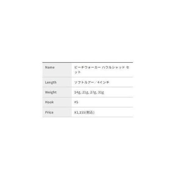 ビーチウォーカー ハウル 21ｇ DUO