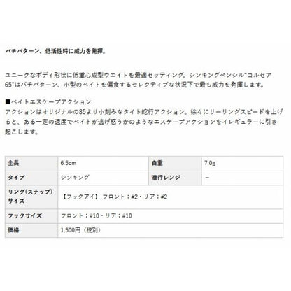 コルセア65 エバーグリーン 秋の大感謝祭