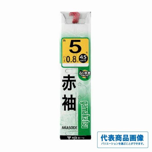 糸付 袖 赤 がまかつ 釣り人応援セール