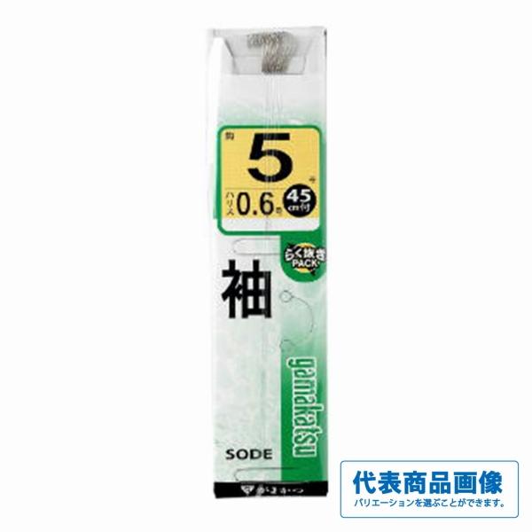 糸付袖 茶 がまかつ