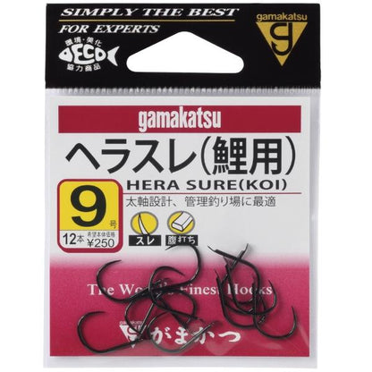 ヘラスレ(鯉用) 黒 がまかつ