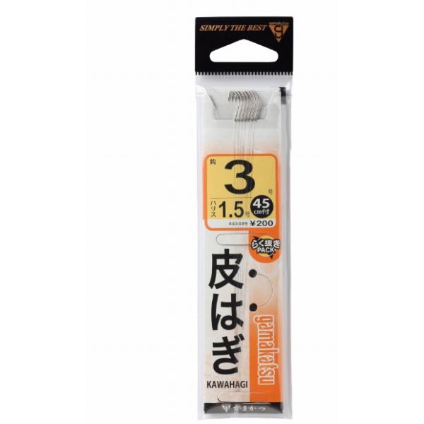 糸付 皮はぎ 白 がまかつ 秋の大感謝祭