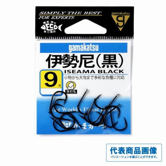 伊勢尼 黒 がまかつ