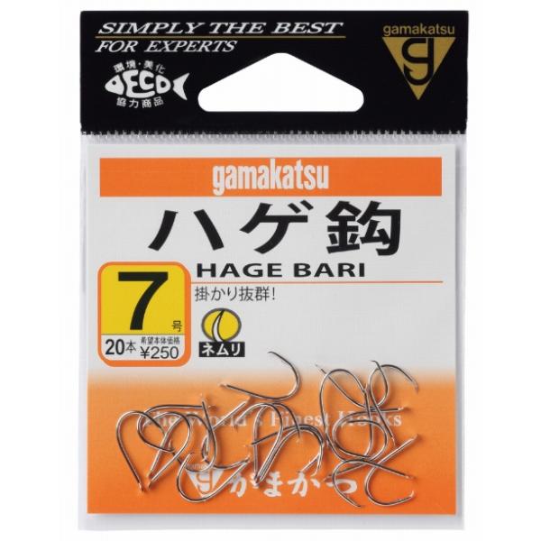 バラ ハゲ鈎 白 がまかつ 釣り人応援セール