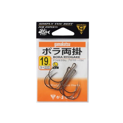 バラ ボラ両掛 茶 がまかつ 釣り人応援セール
