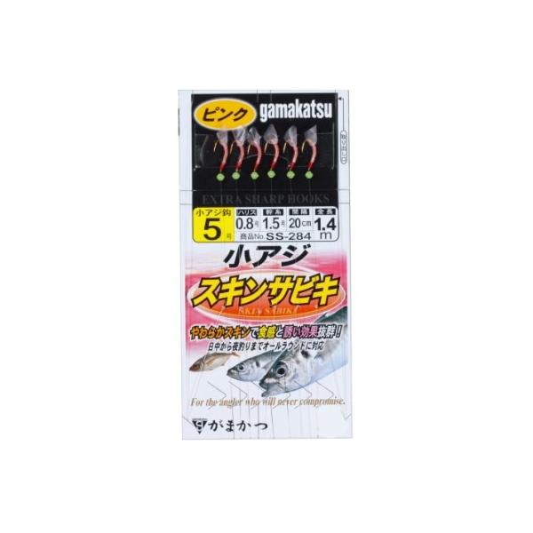 小アジスキンサビキ（ピンク） SS284 がまかつ