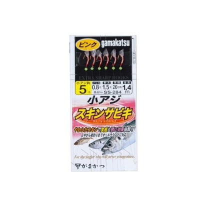 小アジスキンサビキ（ピンク） SS284 がまかつ