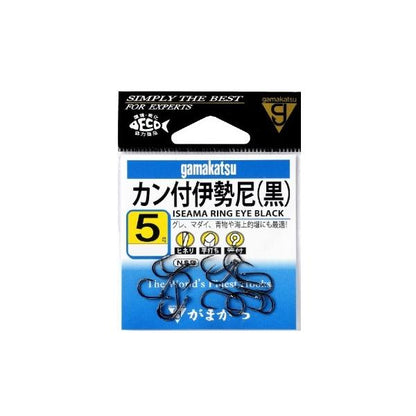 66074 バラ カン付伊勢尼 黒 がまかつ