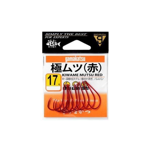 67375 バラ 極(キワメ)ムツ 赤 がまかつ 秋の大感謝祭
