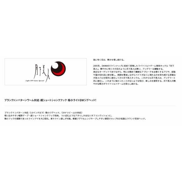 月下美人ＳＷライトジグヘッド ＳＳ 極み ダイワ