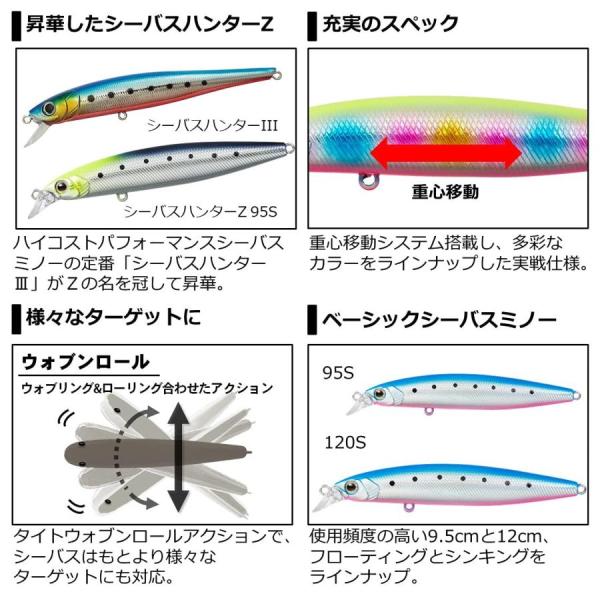 シーバスハンターZ 95S ダイワ