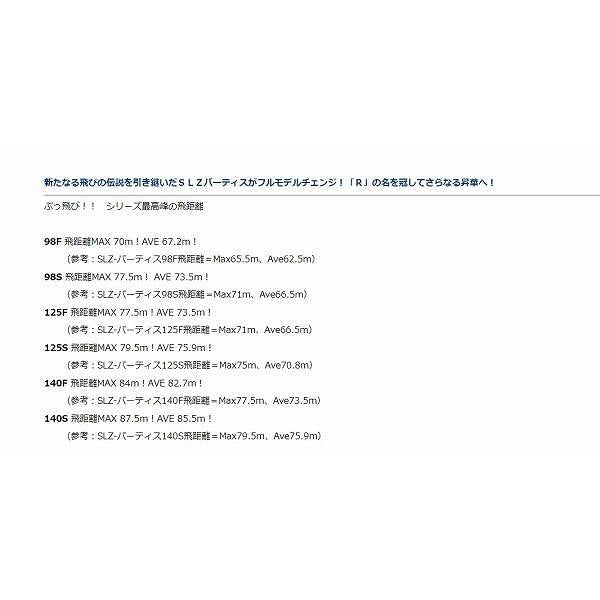 ショアラインシャイナーZバーティスR98S ダイワ
