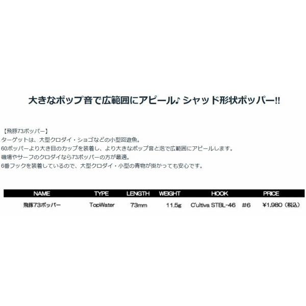 飛豚73ポッパー ハルシオンシステム 秋の大感謝祭