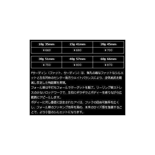 Fサーディン 20g ZEAK