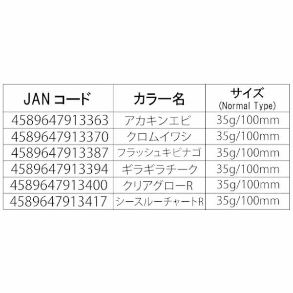 魚極ペン100 35g RUDIE’S