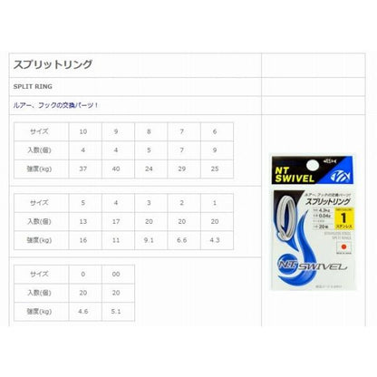 スプリットリング NTスイベル 釣り人応援セール