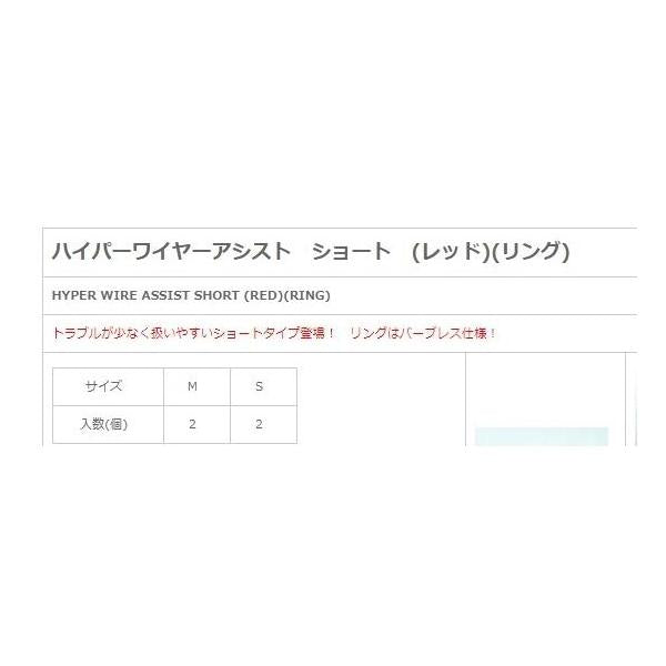 S479Rハイパーワイヤーアシストショートレッドリング NTスイベル 秋の大感謝祭