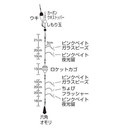 ボウズのがれ 飛ばしサビキ ささめ
