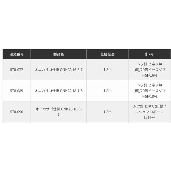 オニカサゴ仕掛 ONK2A 16-6-7 ヤマリア