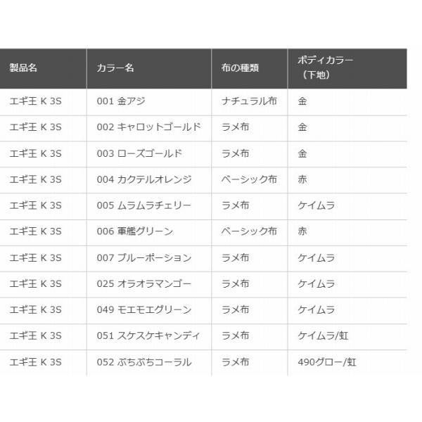 エギ王Kシャロー　3.0S 049 モエモエグリーン ヤマリア 継続SALE