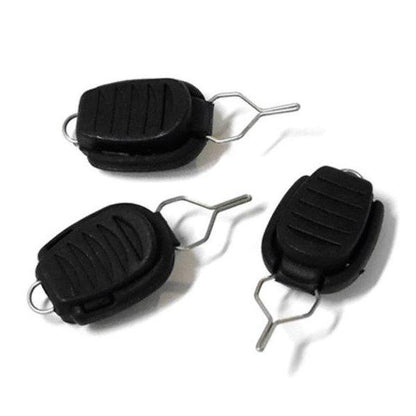 ラインストッパー ブラック 3ｐｃｓ. コーモラン 釣り人応援セール