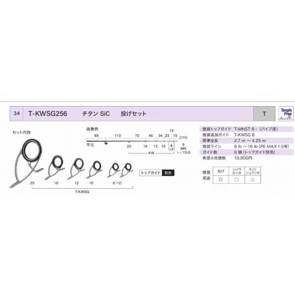 T-KWSG256 投げ6点セット 富士工業