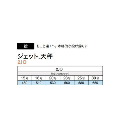 ジェット天秤 25号 富士工業 継続SALE