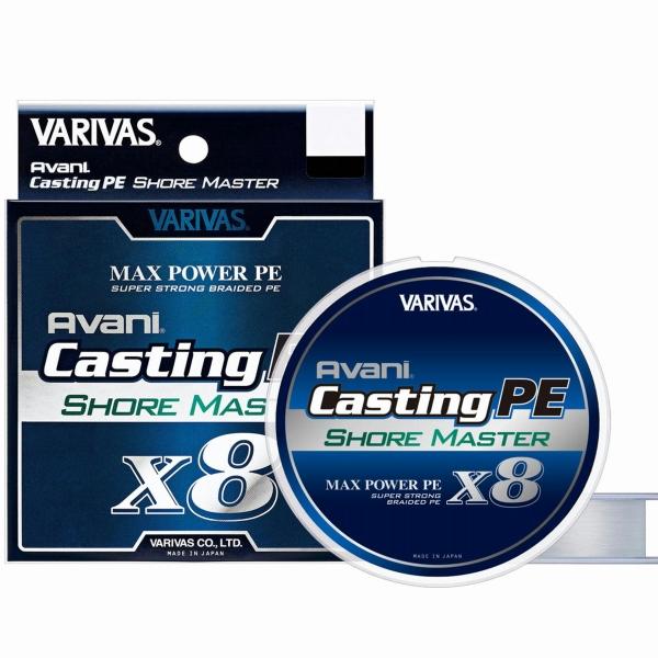 キャスティングPE マックスパワー X8 ショアマスター 200M 2号 VARIVAS 継続SALE