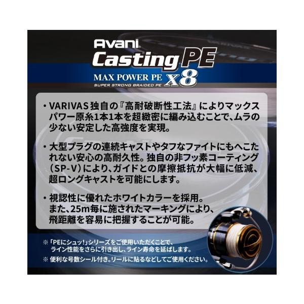 バリバス キャスティングMAXパワーX8 300M 1.2号 VARIVAS 秋の大感謝祭