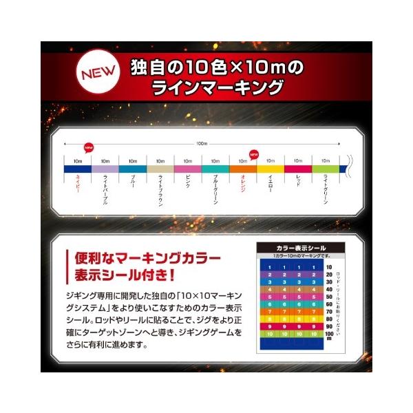 アバニ ジギング10×10 マックスパワーPE X9 300m3号 VARIVAS