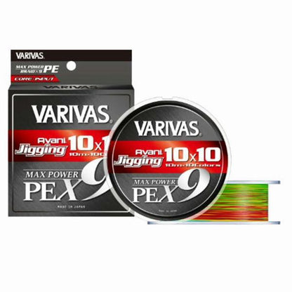 アバニ ジギング10×10 マックスパワーPE X9 300m3号 VARIVAS