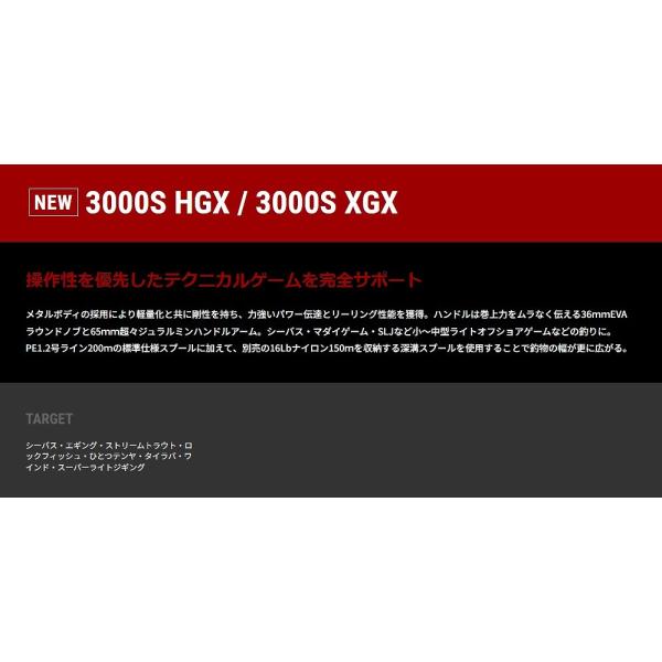 デュライズ3000S XGX テールウォーク 秋の大感謝祭