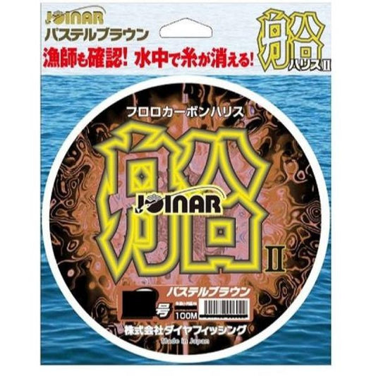 パステルブラウン 船ハリス 2.5号 100m 東洋ナイロン