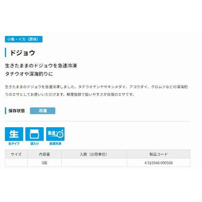 ドジョウ 3ビキ ハマイチ