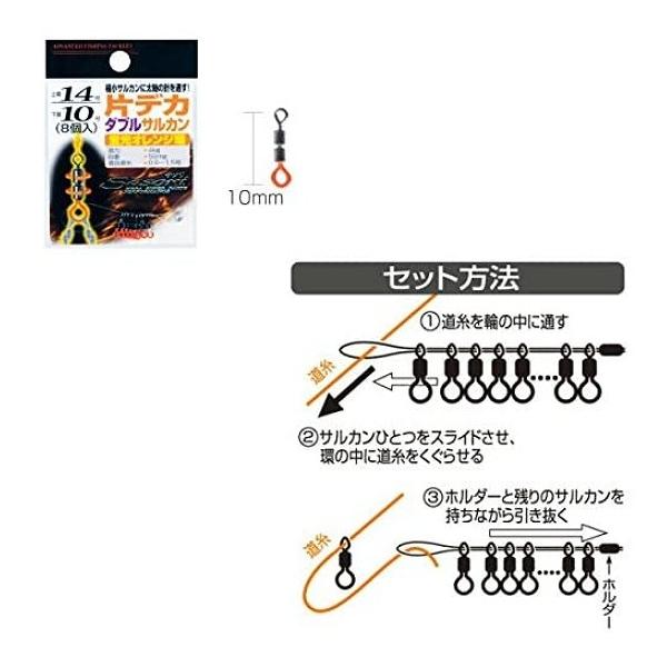 片デカヘッド ダブルサルカン 見え塗装 ラインシステム