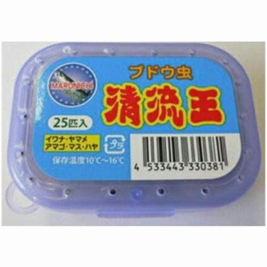 ブドウ虫 清流王25匹入り あずみの