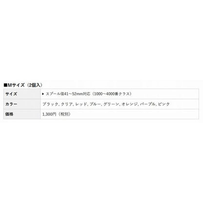 EGスプールエッジガード M ブラック エバーグリーン