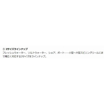 EGスプールエッジガード M ブラック エバーグリーン