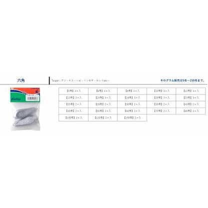 六角 パック入 60号 加藤精工